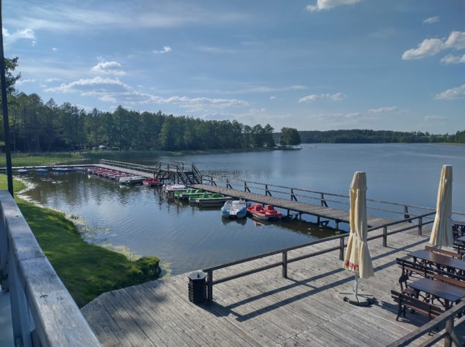 Terrace at the campsite