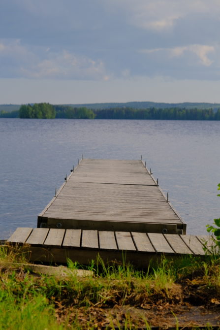 Pier at camping Ruokoniemi