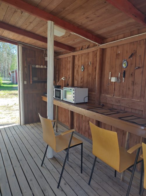 outdoor kitchen for campers