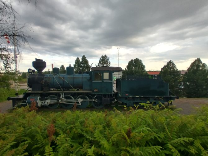 Old Locomotive at the Train Station