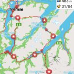 Route a north side to Tromso