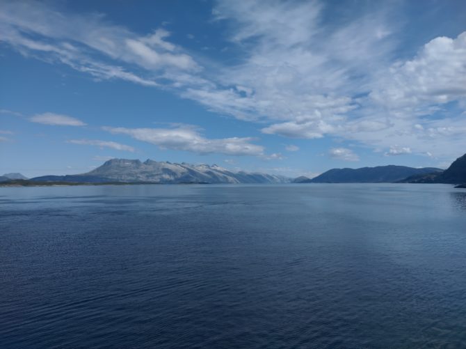 View from ferry to Tjøtta