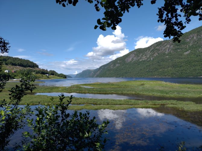 View from parking near E39 Vinjeøra