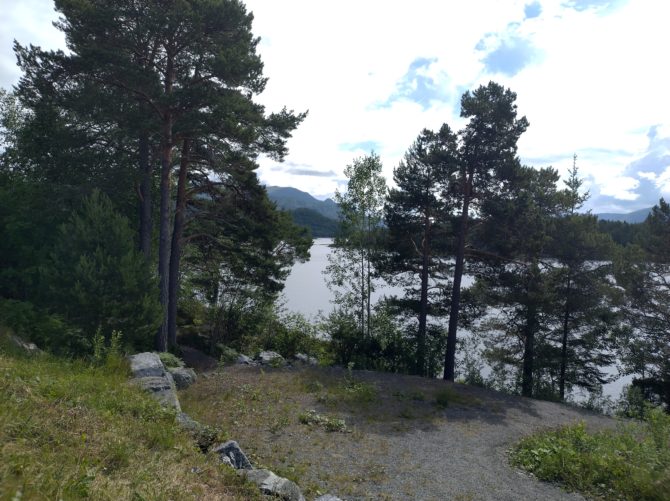 View from Fjordkroa in Ødegard