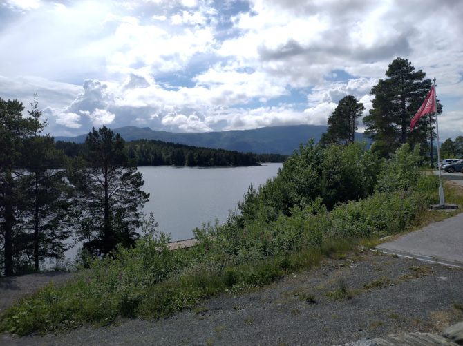 View from Fjordkroa in Ødegard