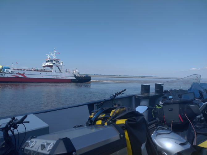 Ferry over the Weser